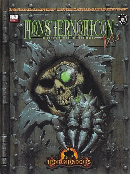 D&D 3.5 - Iron Kingdoms - Monsternomicon Vol 1 (B-Grade) (Genbrug)